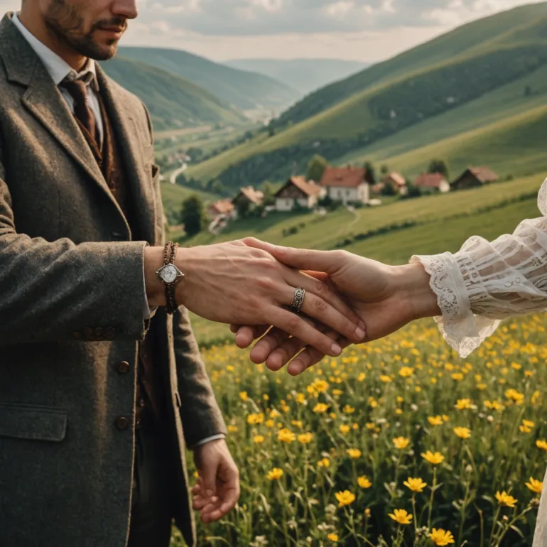 Imagini Romantice cu Mâini Unite: Fotografiile Reflectă Conexiunile Emoționale ale României